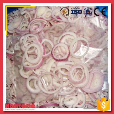 Chinese IQF Frozen Onion Cubes Onion Sliced